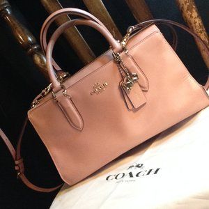 Coach Selena Gomez Satchel Pink Peony Bag -RARE